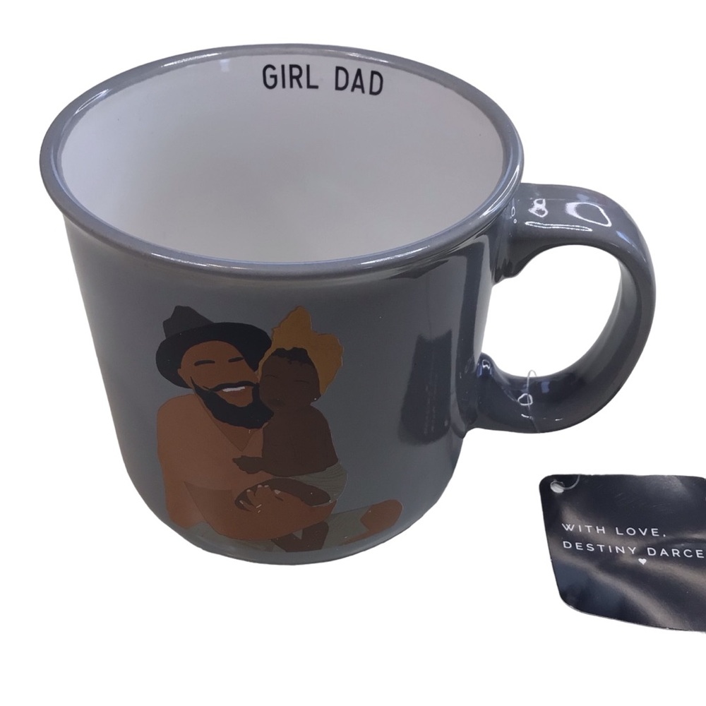 NWT Destiny Darcel “Girl Dad” Ceramic Mug